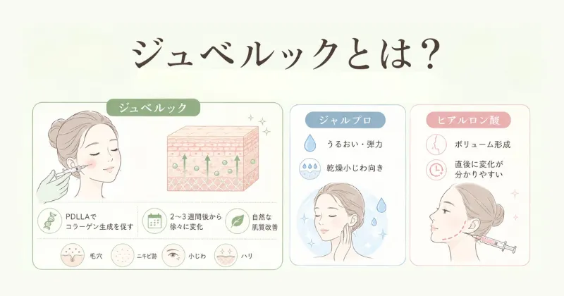 ジュベルックとは？他施術との違いも解説